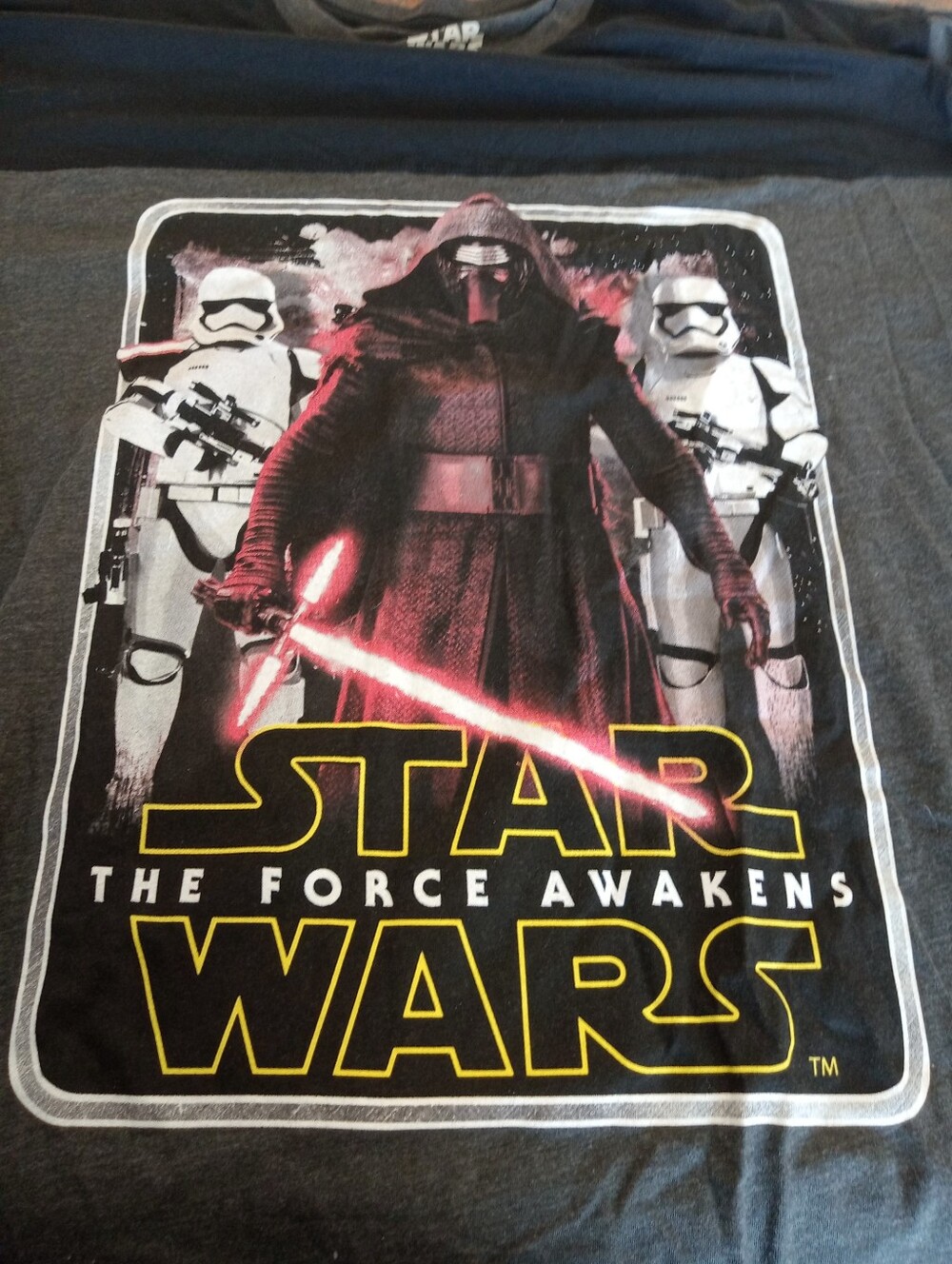 Star Wars Gray The Force Awakens Tee Sz XL